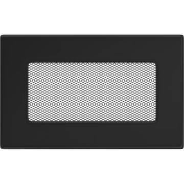 KRATKI EGYSZERŰ SZELLŐZŐRÁCS FEKETE 11x17cm