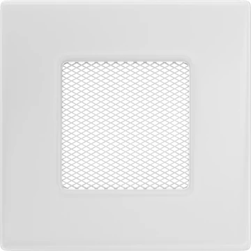 KRATKI EGYSZERŰ SZELLŐZŐRÁCS FEHÉR 11X11cm