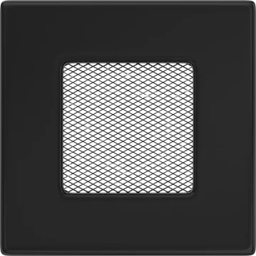 KRATKI EGYSZERŰ SZELLŐZŐRÁCS FEKETE 11x11cm