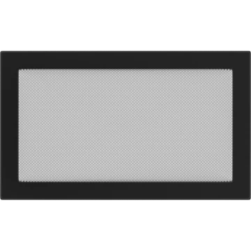 KRATKI EGYSZERŰ SZELLŐZŐRÁCS FEKETE 22X37cm