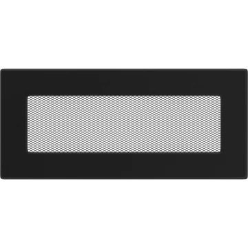 KRATKI EGYSZERŰ SZELLŐZŐRÁCS FEKETE 11X24cm