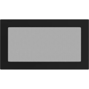KRATKI EGYSZERŰ SZELLŐZŐRÁCS FEKETE 17X30cm