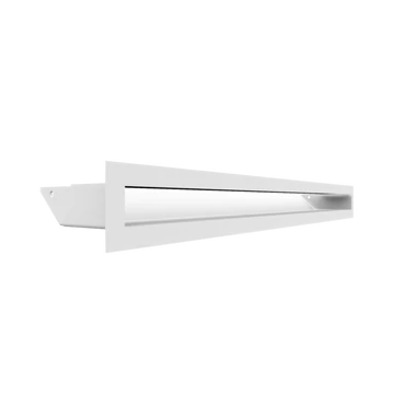 KRATKI MINIMAL SZELLŐZŐRÁCS FEHÉR 6x60cm HÁTFALLAL