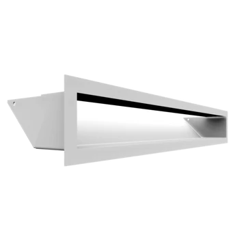 KRATKI MINIMAL SZELLŐZŐRÁCS FEHÉR 9x60cm  HÁTFALLAL