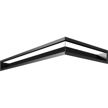 KRATKI MINIMAL SAROK SZELLŐZŐRÁCS FEKETE NL/9/8040 SF