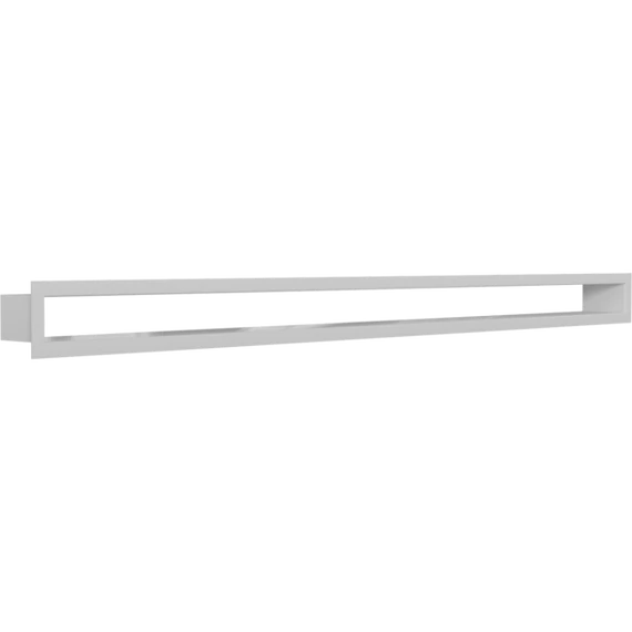 KRATKI MINIMAL FEHÉR KANDALLÓ SZELLŐZŐRÁCS 6x100cm /HÁTFAL NÉLKÜL/